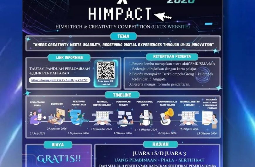 HIMSI Tech & Creativity Competition (UI/UX Website) wondrTechnoUpdate 2026 X IMPACT